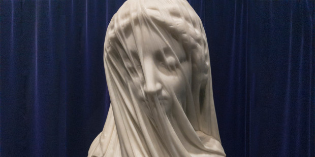 Do you believe that even the veil of this sculpture is made of marble