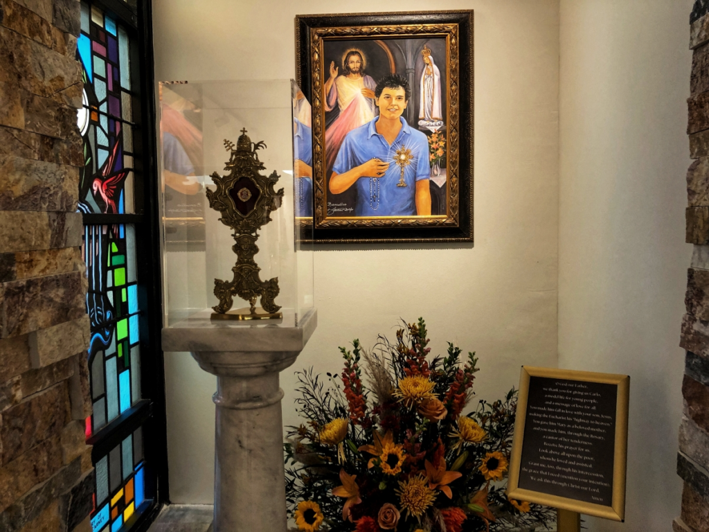 Visit a new shrine to Blessed Carlo Acutis 5 CARLO ACUTIS SLIDE 3 Diocesan Shrine to Blessed Carlo Acutis