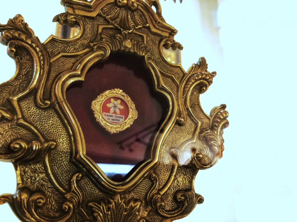 Visit a new shrine to Blessed Carlo Acutis 2 CARLO ACUTIS SLIDE 6 Reliquary containing relic of Blessed Carlo Acutis