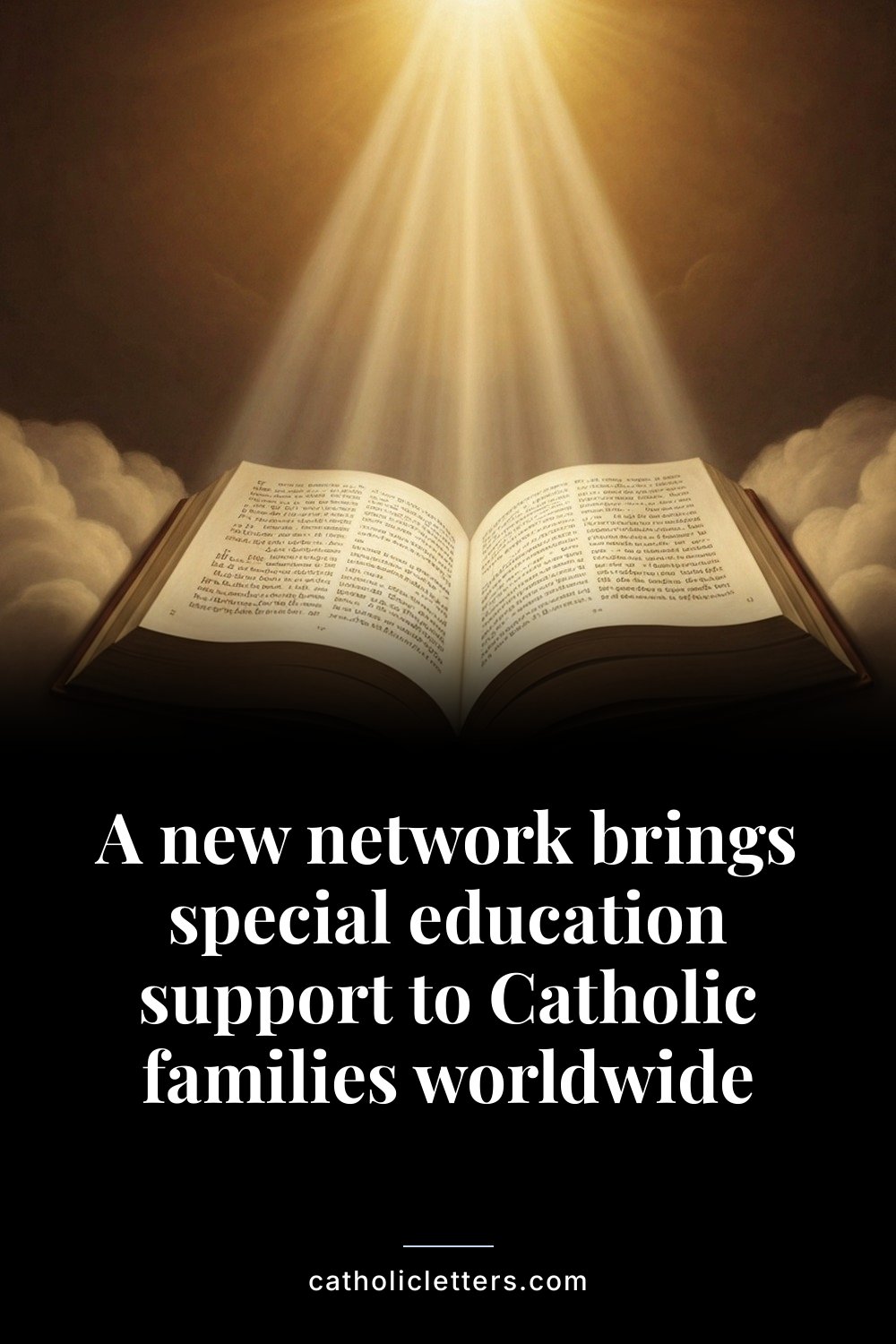 A new network brings special education support to Catholic families worldwide — Pinterest pin