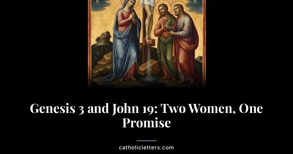 Genesis 3 and John 19: Two Women, One Promise