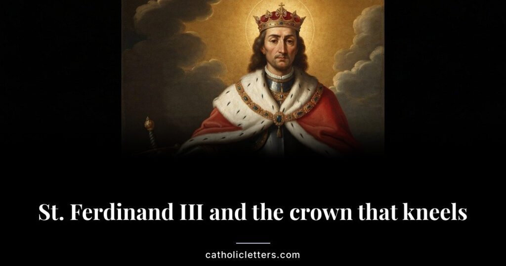 St. Ferdinand III unified Spain, conquered Seville, and turned mosques into churches. The king who fought wars and sang Psalms.