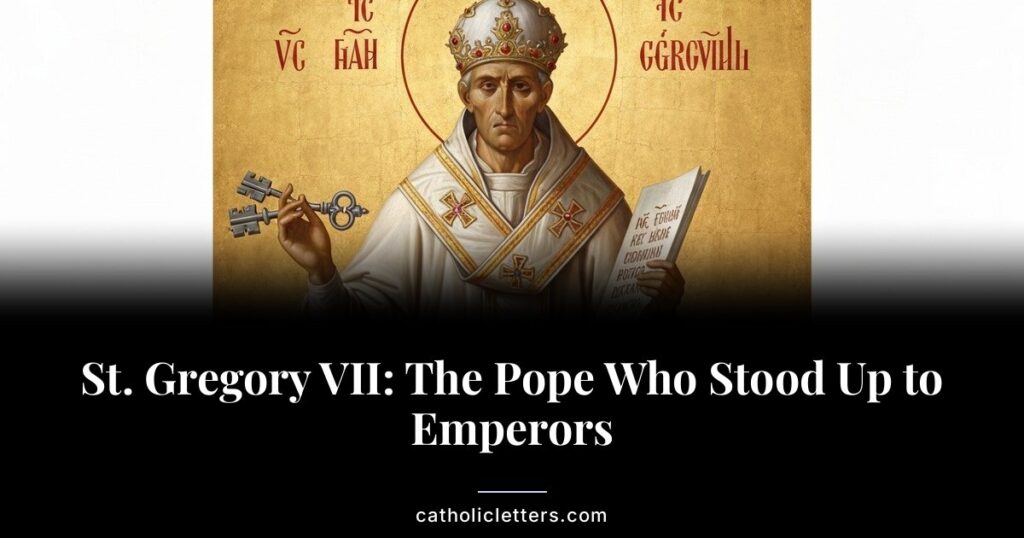 St. Gregory VII fought for Church independence from secular control. His feast day is May 25. Learn how his reforms still shape the Church today.