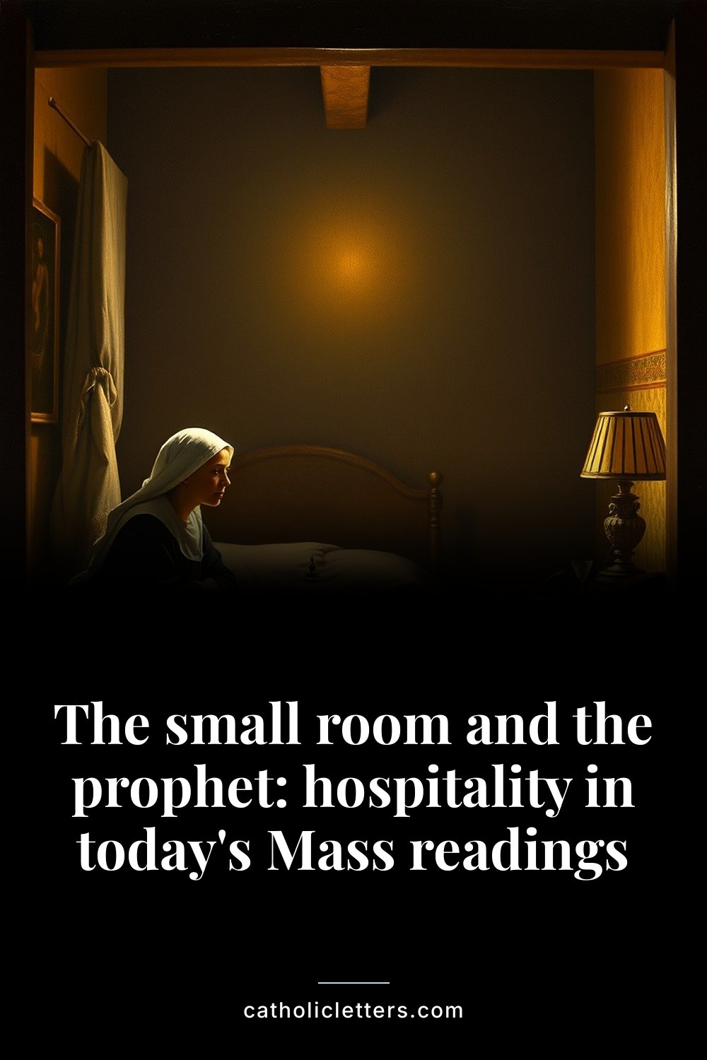 The small room and the prophet: hospitality in today's Mass readings 2 The small room and the prophet: hospitality in today's Mass readings — Pinterest pin
