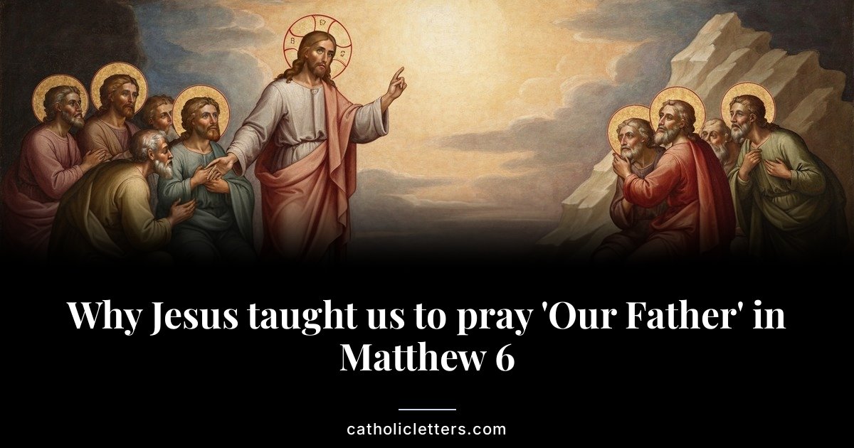 Why Jesus taught us to pray ‘Our Father’ in Matthew 6