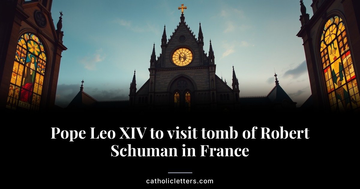 Pope Leo XIV to visit tomb of Robert Schuman in France