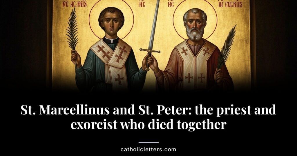 Two Roman martyrs under Diocletian—a priest and an exorcist—whose courage in the face of execution still speaks today.