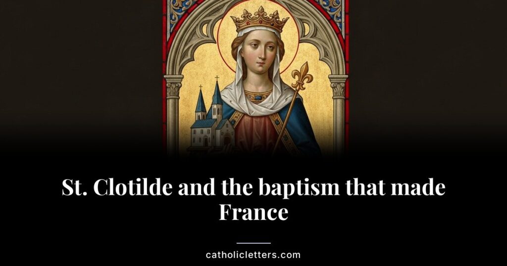 St. Clotilde converted her husband King Clovis and brought France into the Church. Her feast day is June 3.