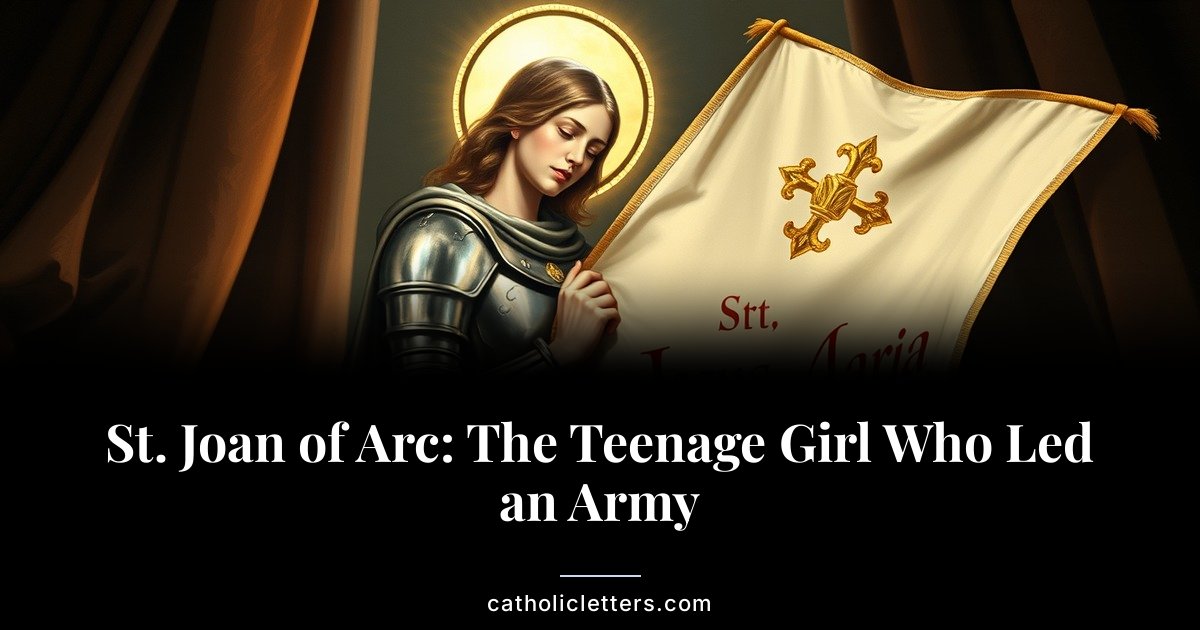 St. Joan of Arc: The Teenage Girl Who Led an Army 1 St. Joan of Arc: The Teenage Girl Who Led an Army