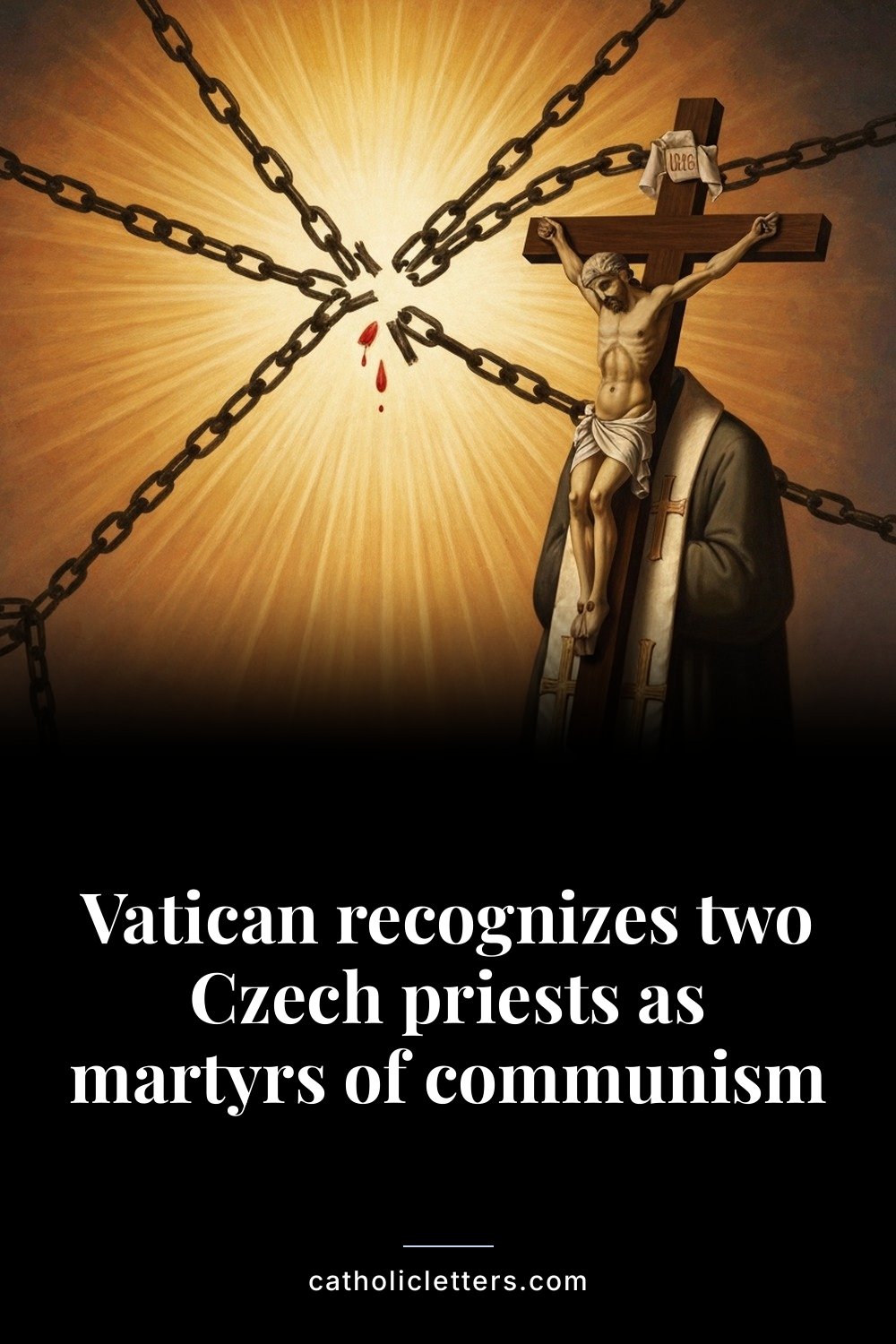 Vatican recognizes two Czech priests as martyrs of communism — Pinterest pin
