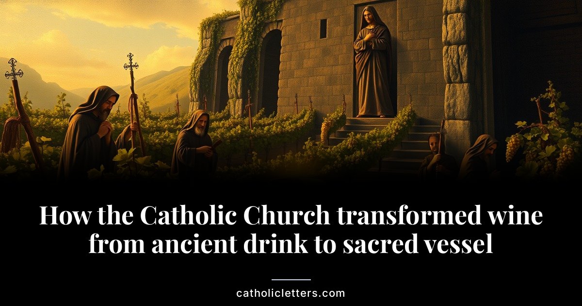 How the Catholic Church transformed wine from ancient drink to sacred vessel 1 How the Catholic Church transformed wine from ancient drink to sacred vessel