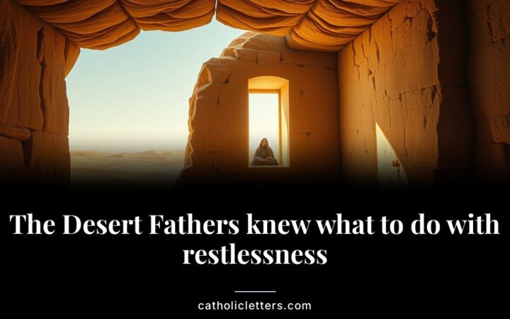 The Desert Fathers knew what to do with restlessness