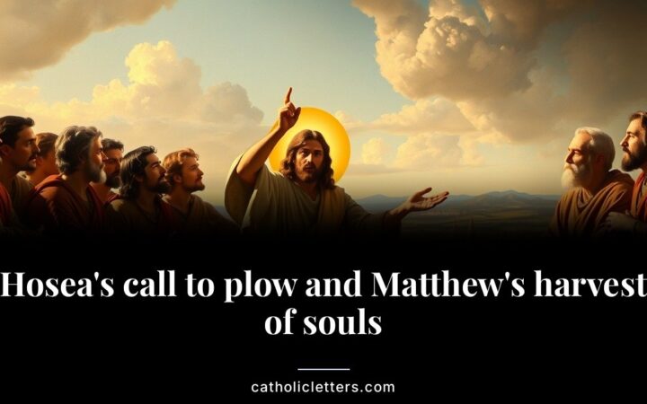 Hosea’s call to plow and Matthew’s harvest of souls