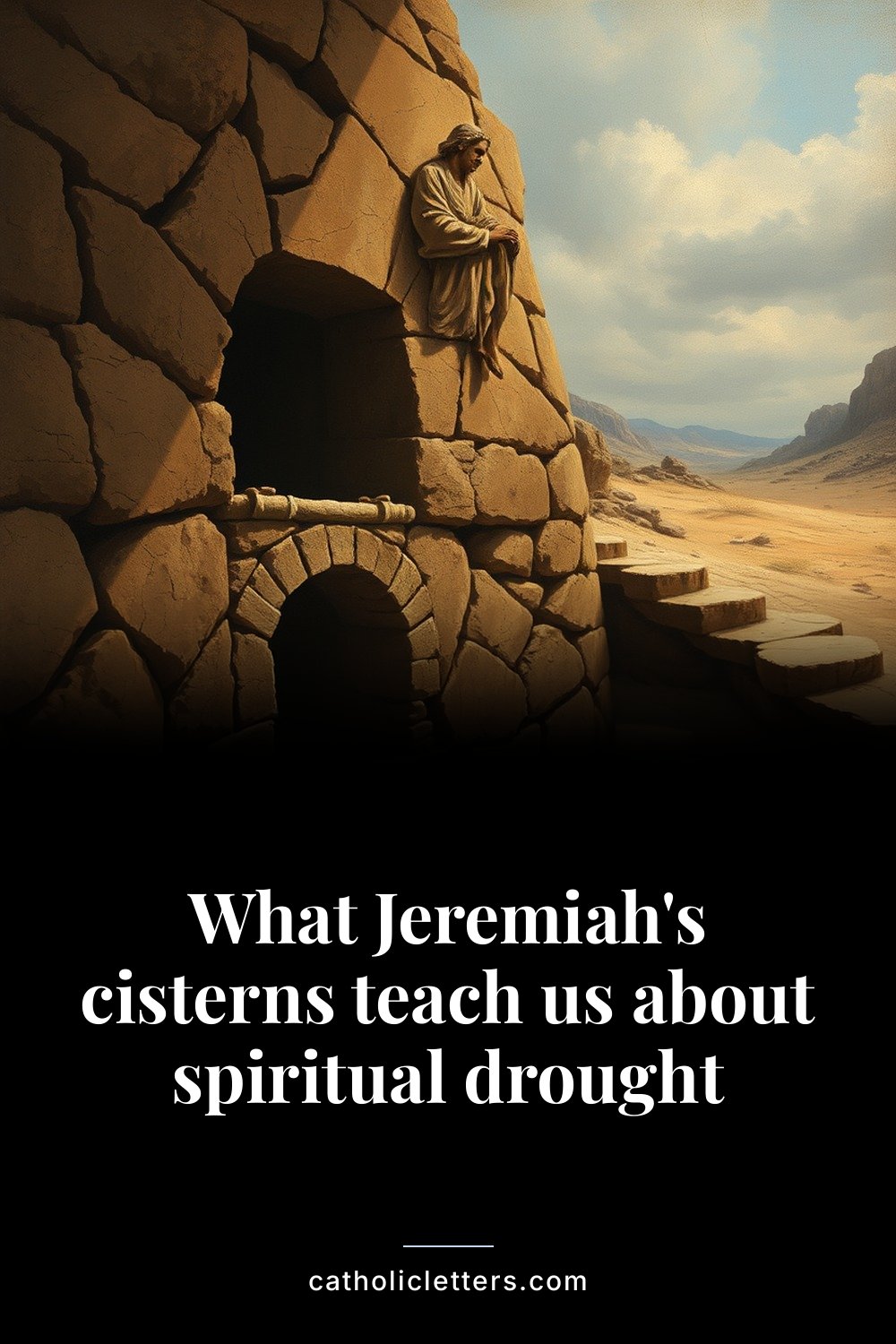 What Jeremiah's cisterns teach us about spiritual drought — Pinterest pin