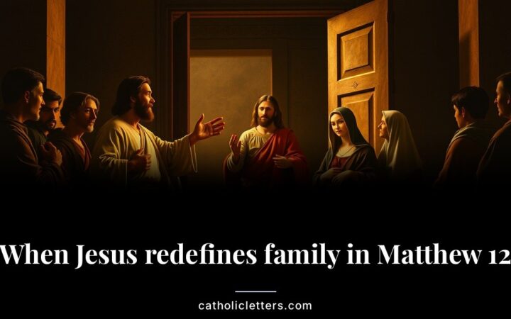 When Jesus redefines family in Matthew 12