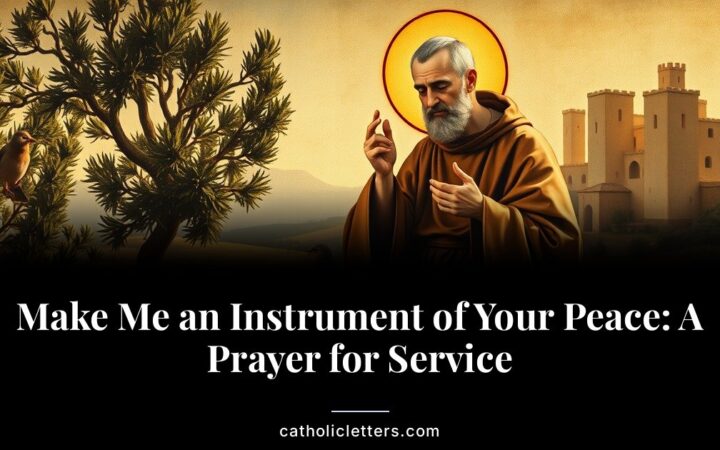 Make Me an Instrument of Your Peace: A Prayer for Service