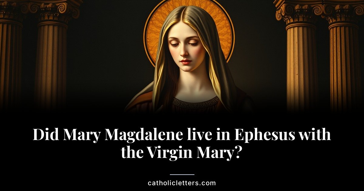 Did Mary Magdalene live in Ephesus with the Virgin Mary?