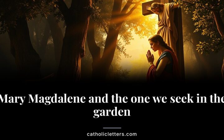 Mary Magdalene and the one we seek in the garden