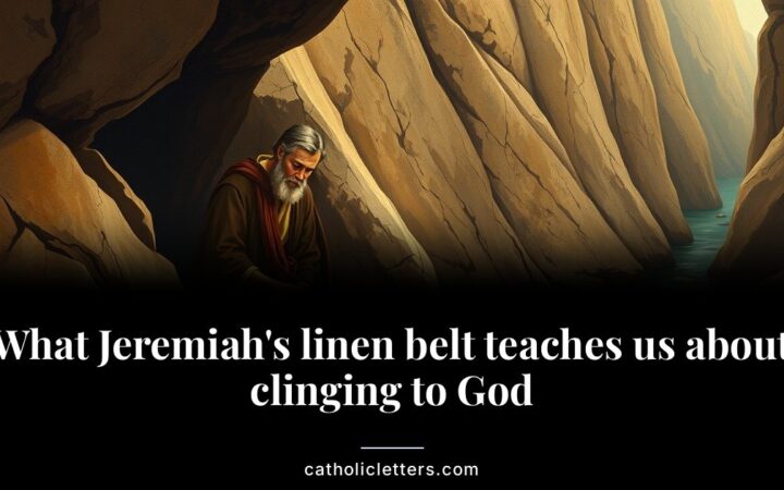 What Jeremiah’s linen belt teaches us about clinging to God