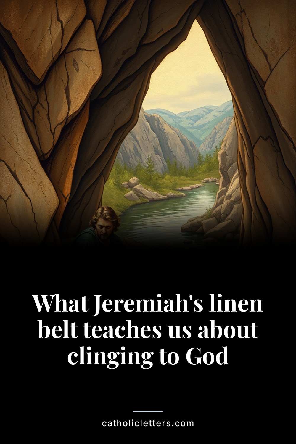 What Jeremiah's linen belt teaches us about clinging to God — Pinterest pin