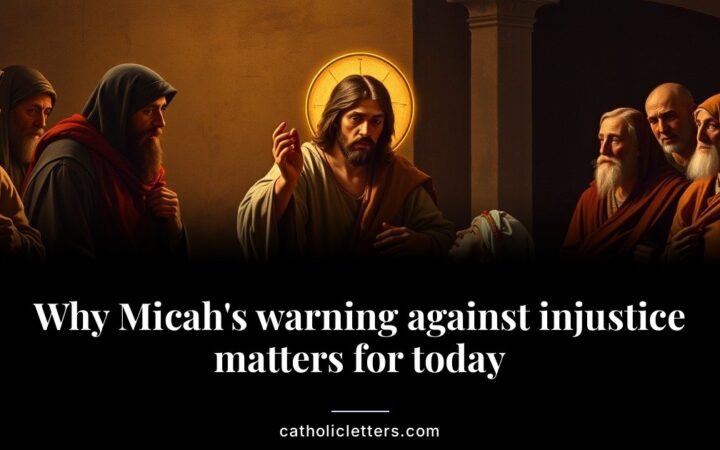 Why Micah’s warning against injustice matters for today
