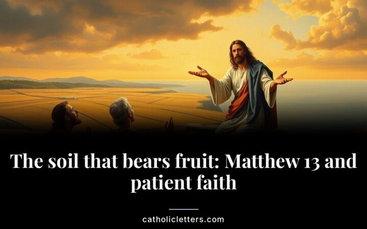 The soil that bears fruit: Matthew 13 and patient faith