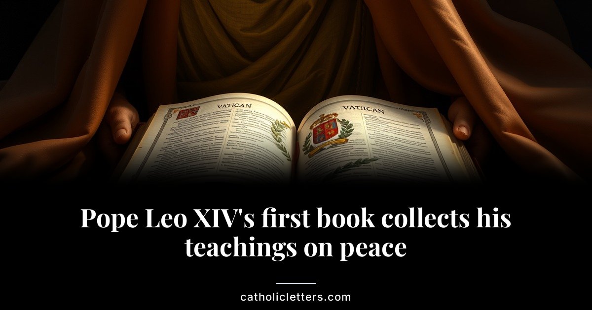 Pope Leo XIV's first book collects his teachings on peace 1 Pope Leo XIV’s first book collects his teachings on peace