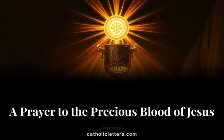 A Prayer to the Precious Blood of Jesus