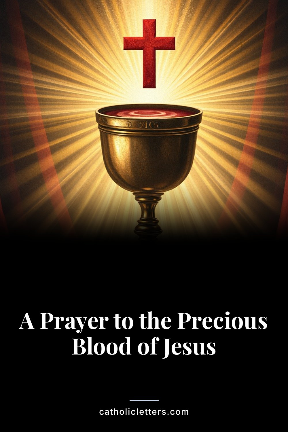 A Prayer to the Precious Blood of Jesus — Pinterest pin