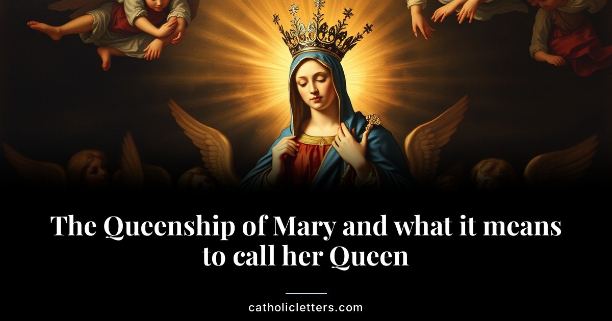 The Queenship of Mary and what it means to call her Queen 1 The Queenship of Mary and what it means to call her Queen