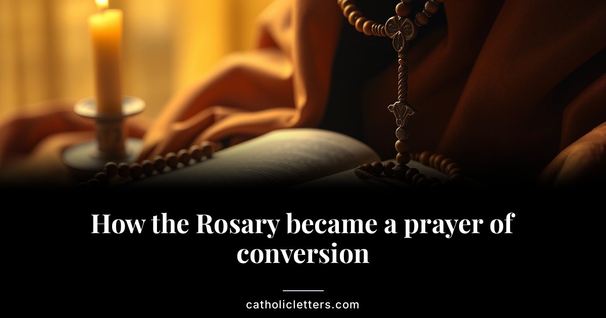 How the Rosary became a prayer of conversion 1 How the Rosary became a prayer of conversion