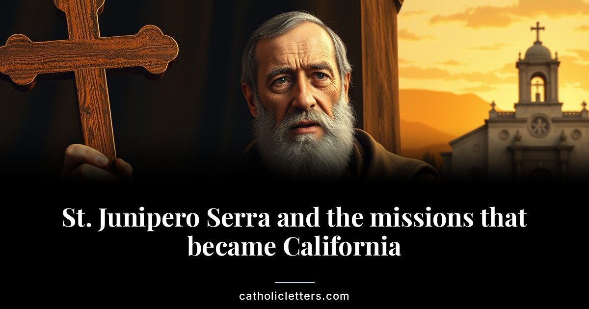 St. Junipero Serra and the missions that became California 1 St. Junipero Serra and the missions that became California