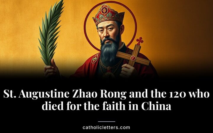 St. Augustine Zhao Rong and the 120 who died for the faith in China