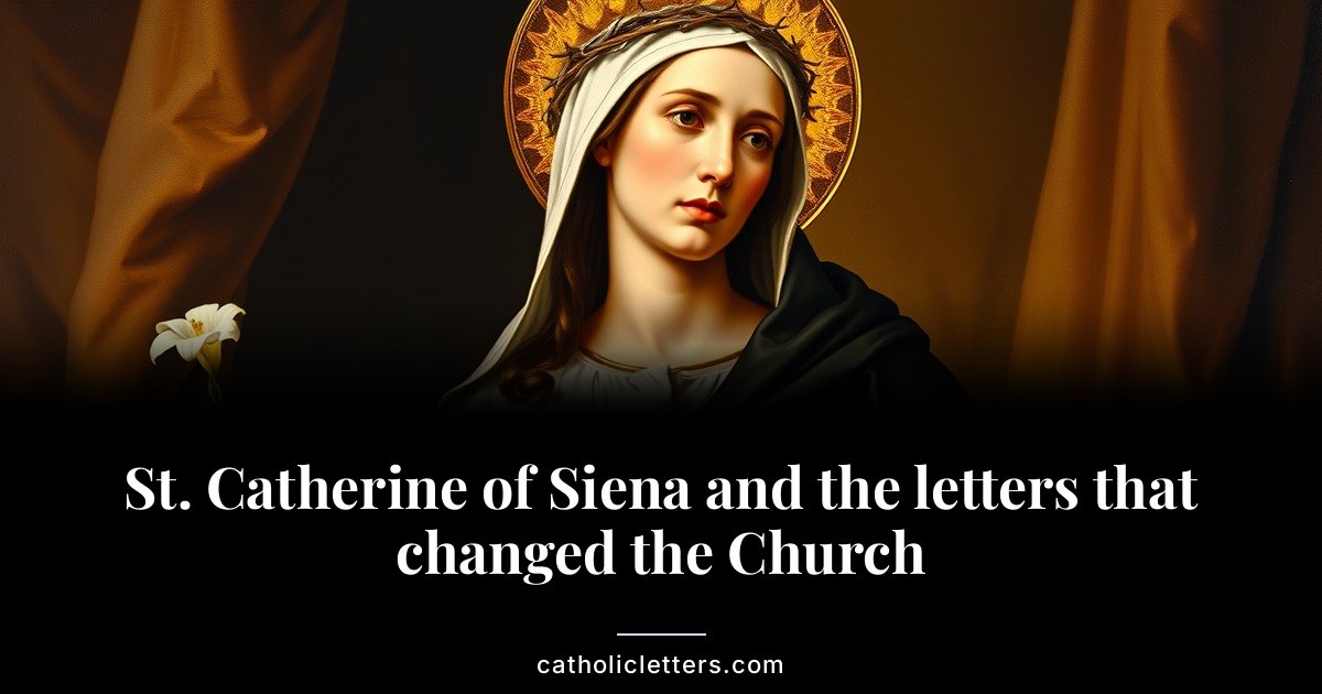 St. Catherine of Siena and the letters that changed the Church