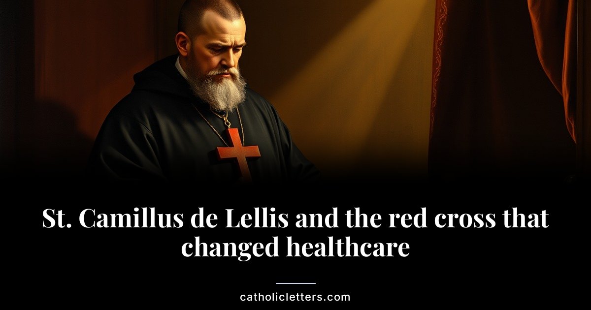 St. Camillus de Lellis and the red cross that changed healthcare