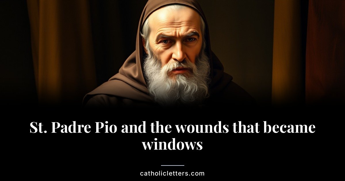 St. Padre Pio and the wounds that became windows