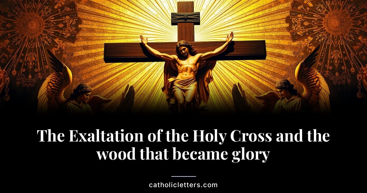 The Exaltation of the Holy Cross and the wood that became glory
