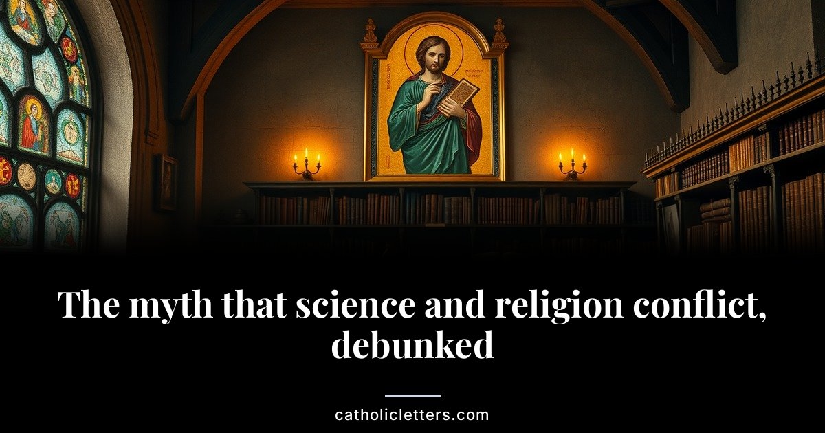 The myth that science and religion conflict, debunked