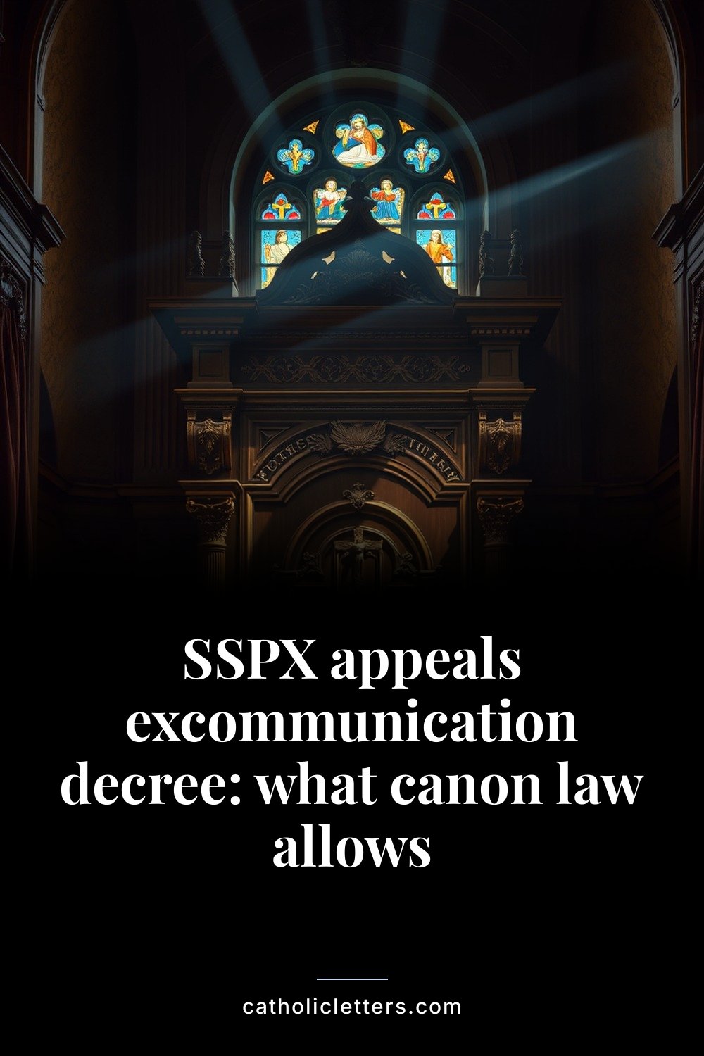 SSPX appeals excommunication decree: what canon law allows — Pinterest pin