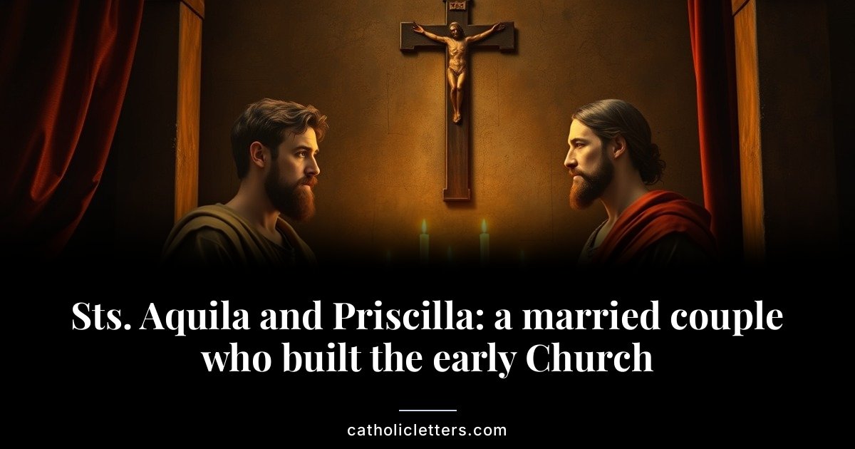 Sts. Aquila and Priscilla: a married couple who built the early Church