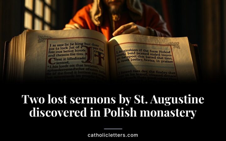 Two lost sermons by St. Augustine discovered in Polish monastery